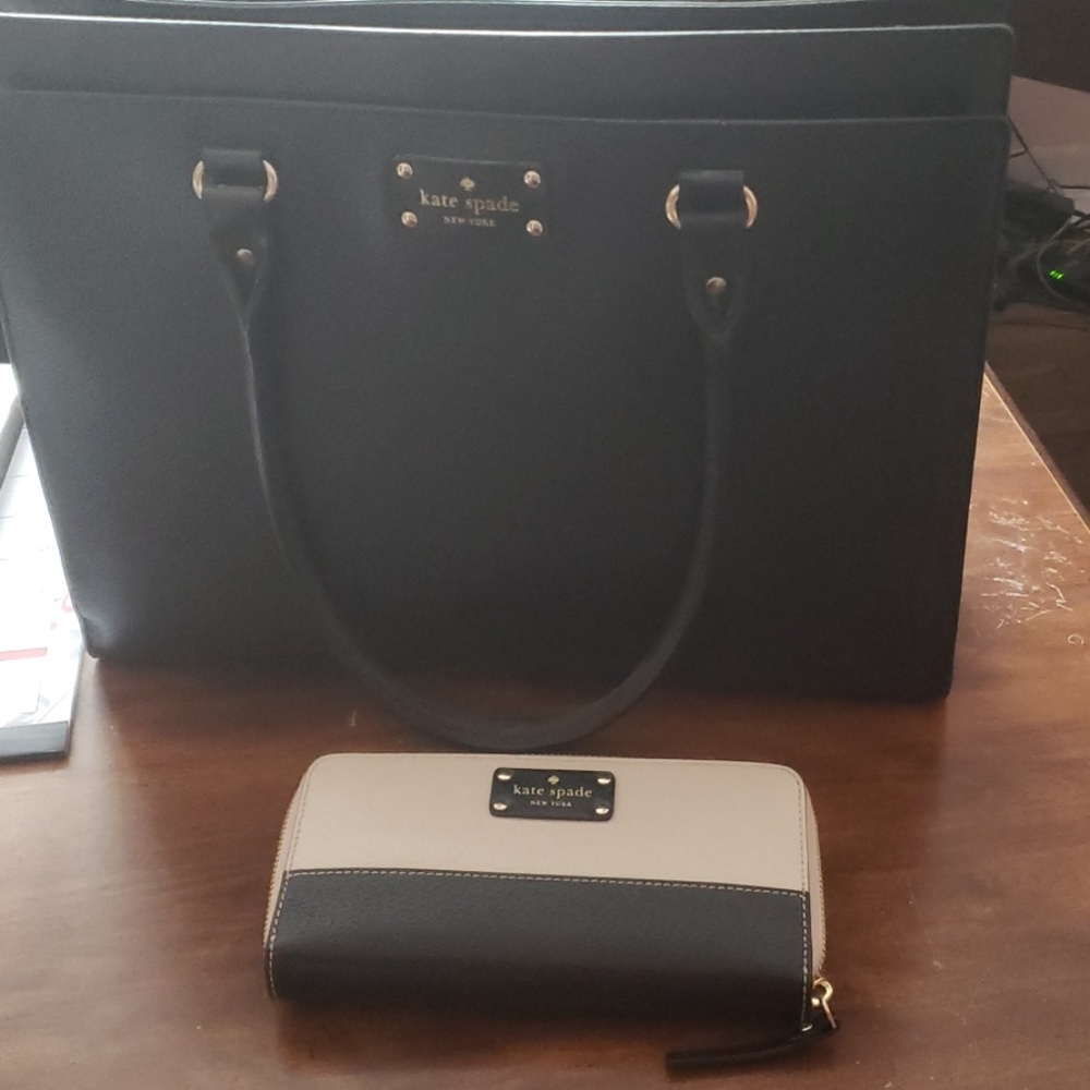 Kate Spade handbag with matching wallet